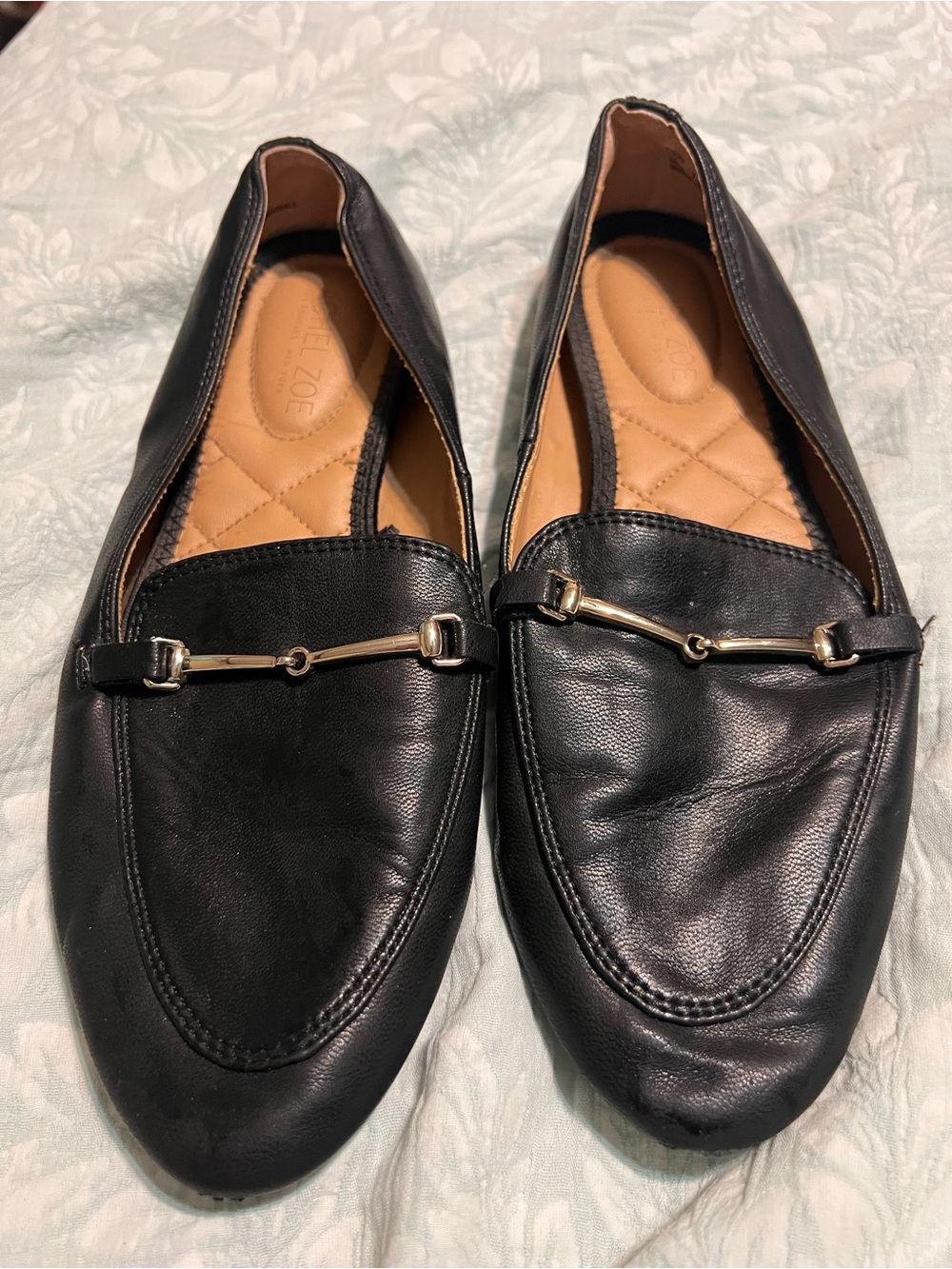 Rachel Zoe Leather Bit Loafers - Navy Size 7.5